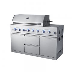 Stainless steel gas stove barbecue grill