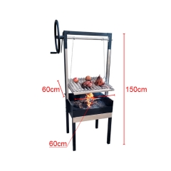 Commercial Charcoal BBQ with Argentinian Grill Height Adjustment