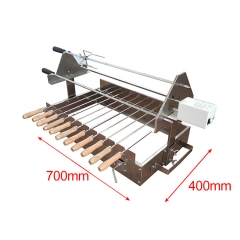 BBQ Cypriot kebab skewers top set Rotisserie with motor power