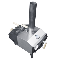 Edelstahl Outdoor Holzbefeuerter Pizzaofen Outdoor Kamin Pizzaofen für Gewerbe