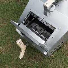 Edelstahl Outdoor Holzbefeuerter Pizzaofen Outdoor Kamin Pizzaofen für Gewerbe