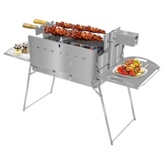 Cyprus BBQ: Tragbarer, leichter Camping-Grill für draußen, drehbar