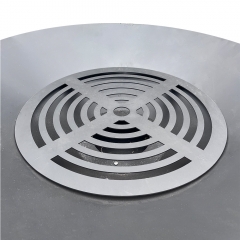 Kundenspezifisches Brazier Corten Feuerschale Holzverbrennung Cortenstahl Brasero ROUND BBQ Grill