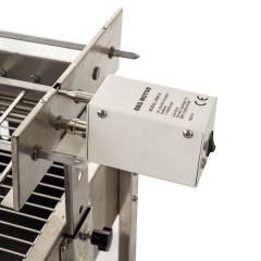 Zypriotische Foukou Automatischer Elektromotor Drehen BBQ Holzkohle Hähnchen Grill Maschine